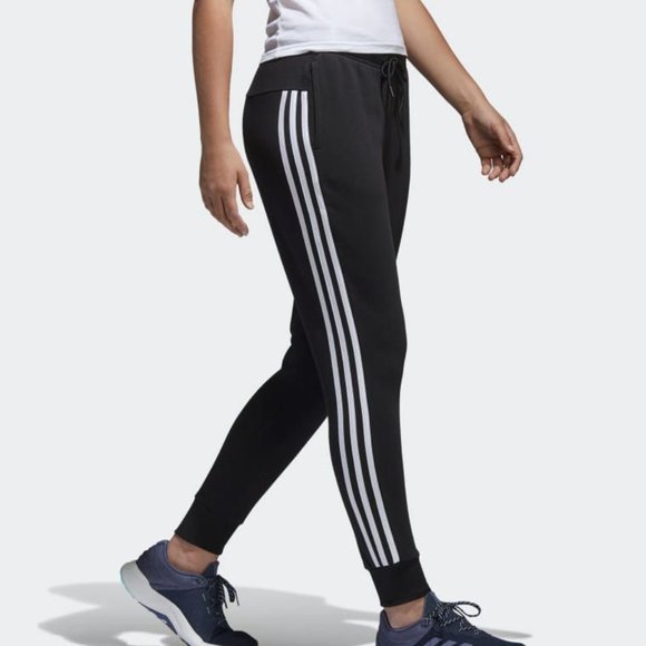 hoe vaak Mew Mew Versterker adidas | Pants & Jumpsuits | Adidas Black White Fleece Jogger Sweatpants  Bk386 | Poshmark